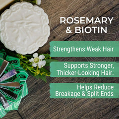 Rosemary Biotin Shampoo Bar – Thinning Hair | VIORI