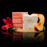 Peach Hibiscus Sugar Scrub Bar – Exfoliating | VIORI