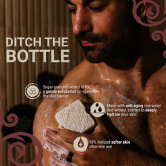 Men's Amber Cigar Sugar Scrub Bar | VIORI
