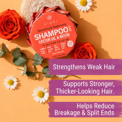 Castor Oil Shampoo Bar – Brittle & Dry Hair | VIORI