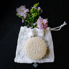 White Shower Soap Bags