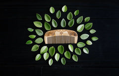 Bamboo Narrow-Tooth Comb – Eco-Friendly | VIORI