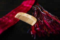Bamboo Narrow-Tooth Comb – Eco-Friendly | VIORI