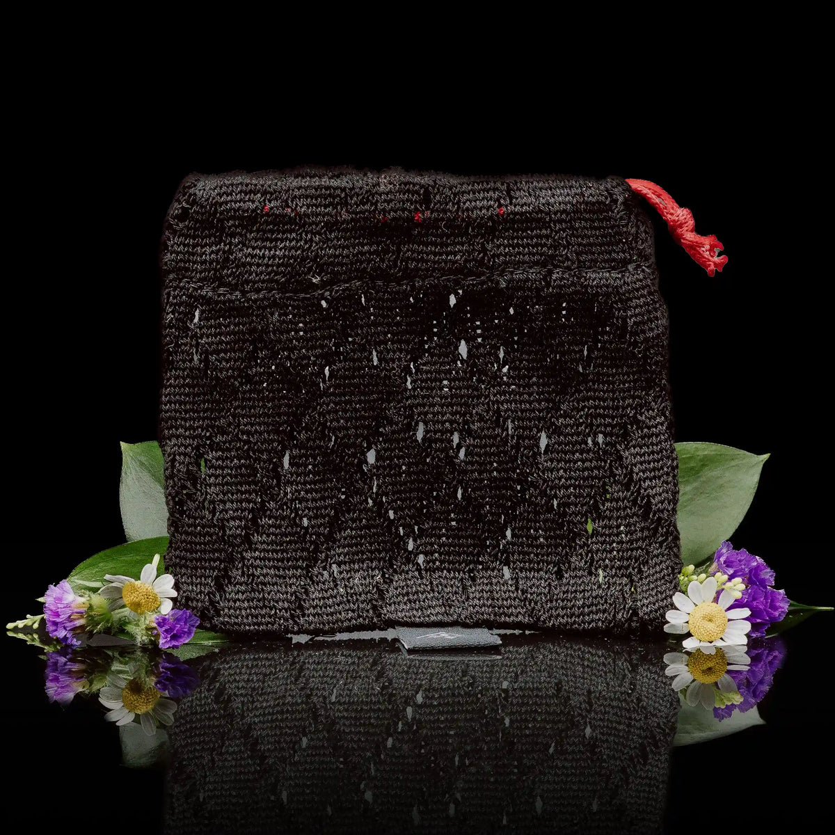 Black Shower Soap Bags