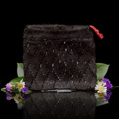 Black Shower Soap Bags