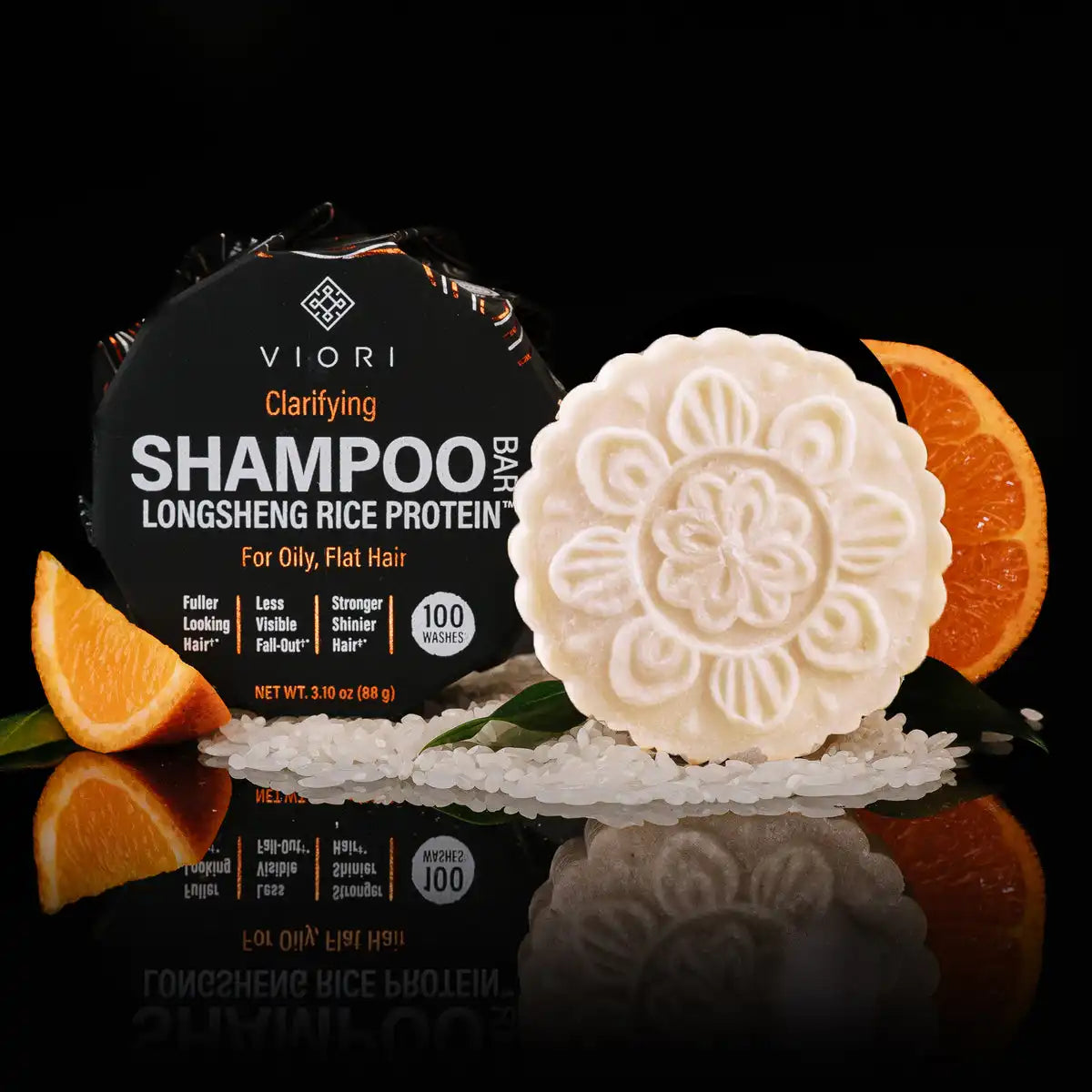 Volumizing Rice Water Shampoo Bar – Oily Scalp | VIORI