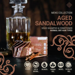 Men's Sandalwood Shampoo Bar – Rice Water | VIORI