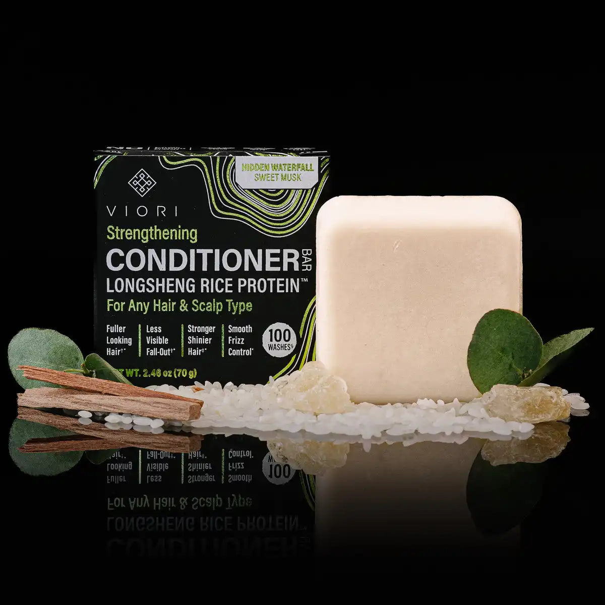 Rice Water Conditioner Bar – All Hair Types | VIORI