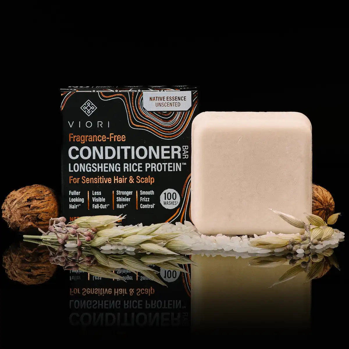 Fragrance-Free Rice Water Conditioner Bar | VIORI