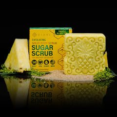 Pineapple Sugar Scrub Bar – Brightening | VIORI