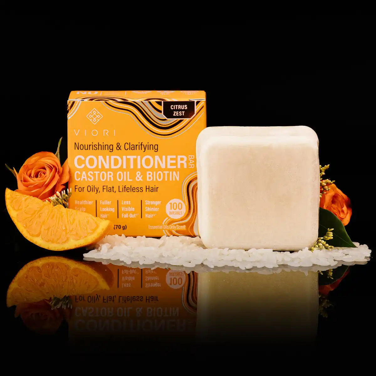 Volumizing Conditioner Bar – Fine & Flat Hair | VIORI