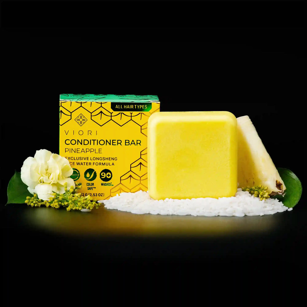 Pineapple Conditioner Bar for All Hair Types