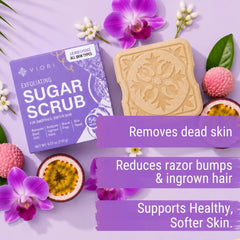 LIMITED Lilikoʻi Lychee Sugar Scrub Bar | VIORI