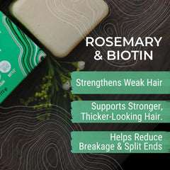 Rosemary Biotin Conditioner Bar – Thinning Hair | VIORI