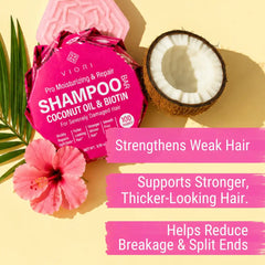 Coconut Oil Repair Shampoo Bar – Damaged Hair | VIORI