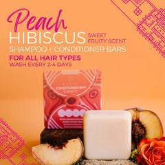 Peach Hibiscus Conditioner Bar