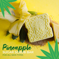 Pineapple Sugar Scrub Bar – Brightening | VIORI