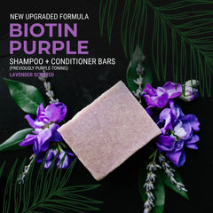 Purple Conditioner Bar with Biotin – Blonde & Gray | VIORI