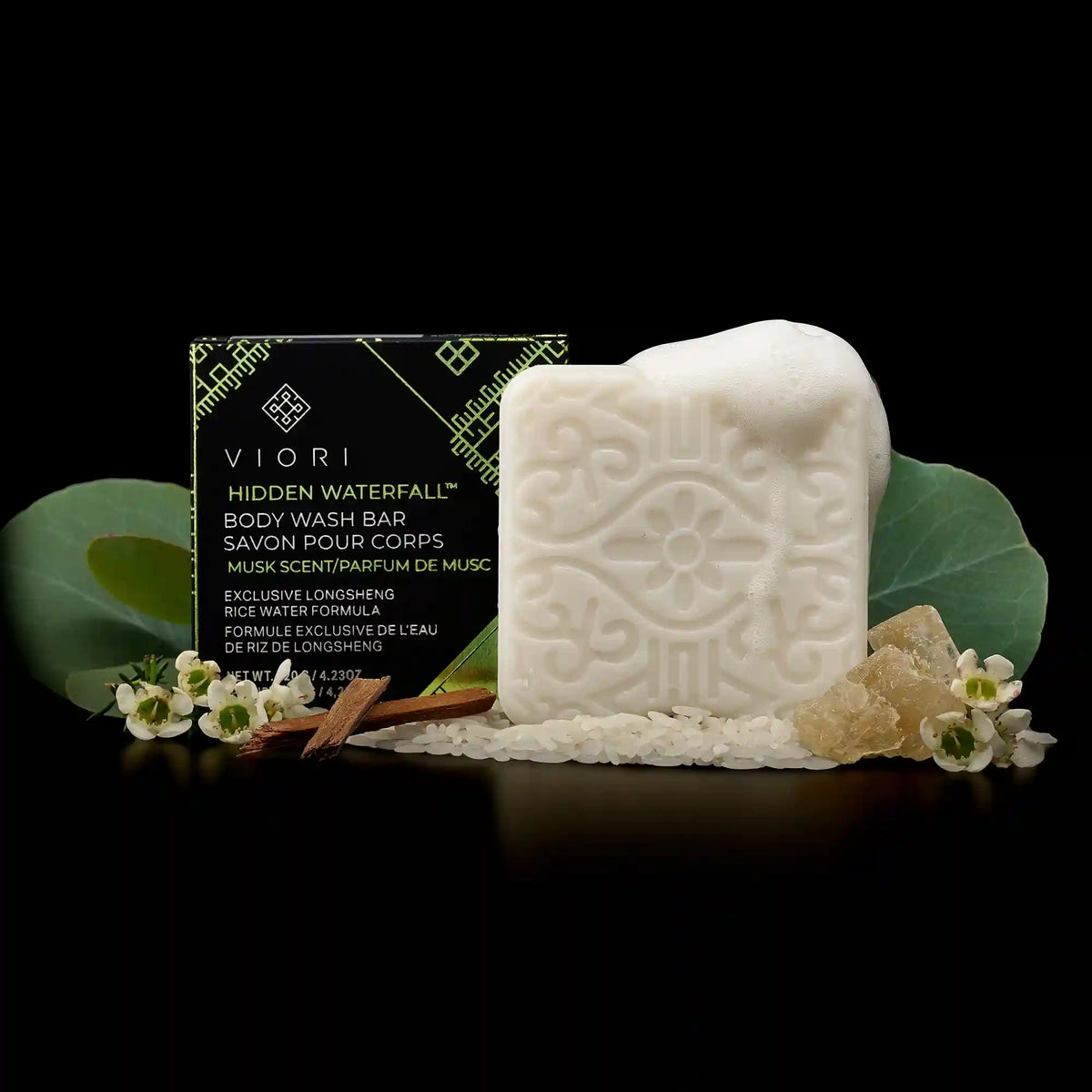 Moisturizing Body Wash Bar – Rice Water | VIORI
