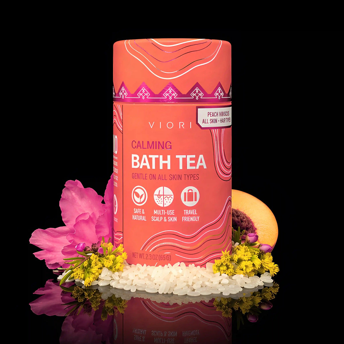 Peach Hibiscus Bath Tea | VIORI