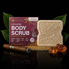 Men's Amber Cigar Sugar Scrub Bar | VIORI
