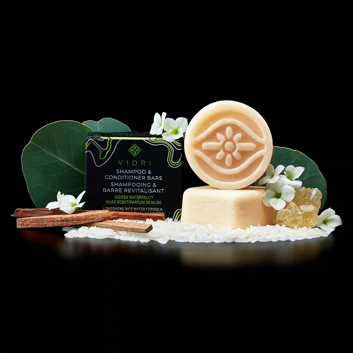 Travel-Size Shampoo + Conditioner Mini Bars | VIORI